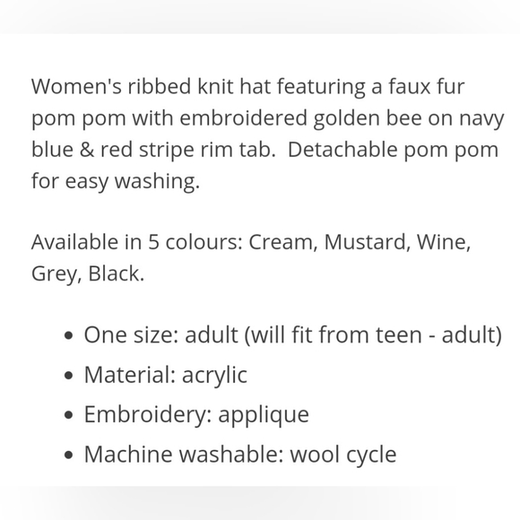 Winter toque with fur - Picture 5 of 5